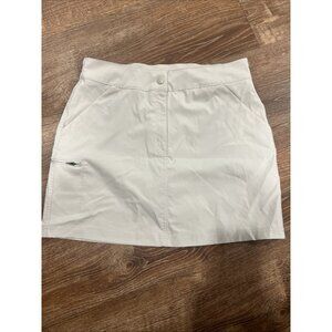 32 Degrees Women's Sz M Tan Khaki Skort 3 Pocket Golf